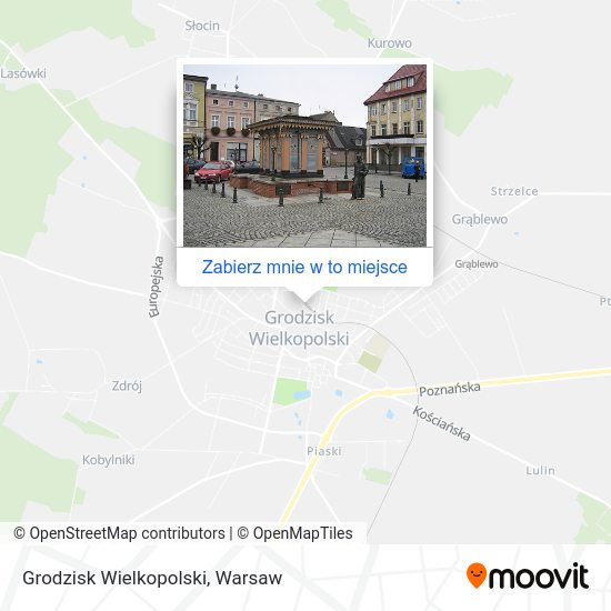 Mapa Grodzisk Wielkopolski