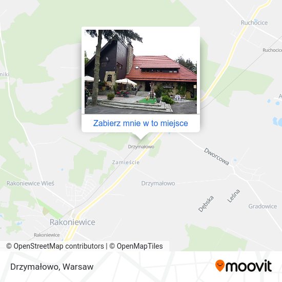 Mapa Drzymałowo