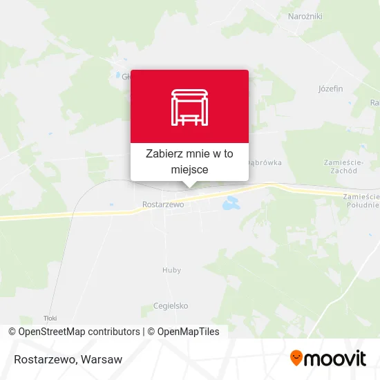 Mapa Rostarzewo