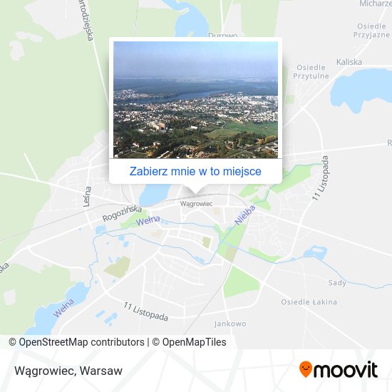 Mapa Wągrowiec