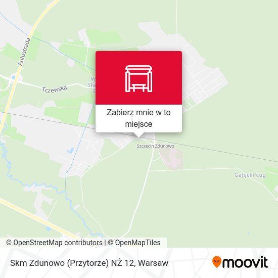 Mapa Skm Zdunowo (Przytorze) NŻ 12