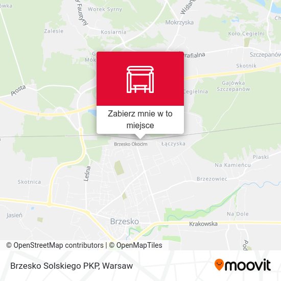 Mapa Brzesko Solskiego PKP