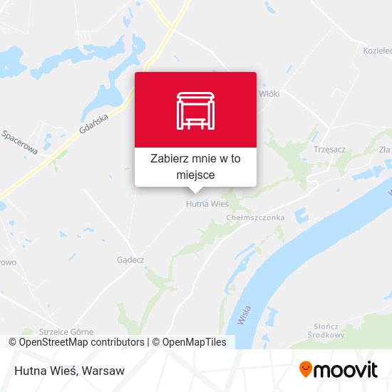 Mapa Hutna Wieś