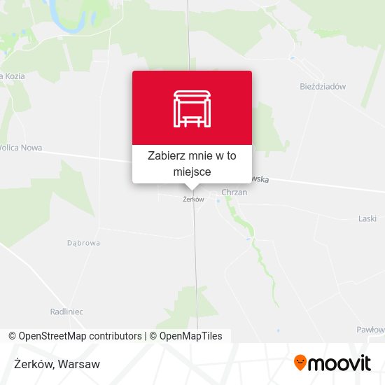 Mapa Żerków