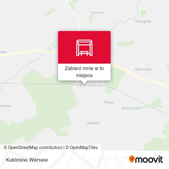 Mapa Kuklinów