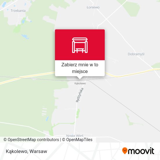 Mapa Kąkolewo