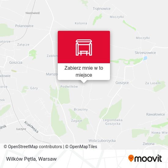 Mapa Wilków Pętla