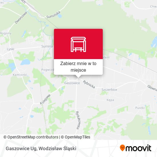 Mapa Gaszowice Ug