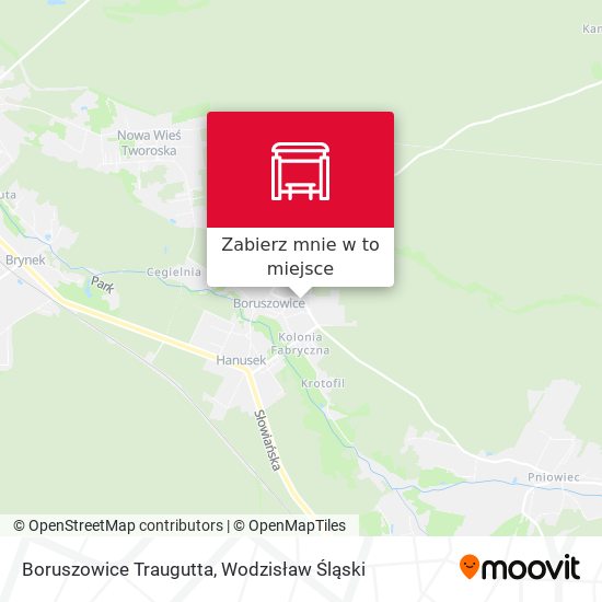 Mapa Boruszowice Traugutta