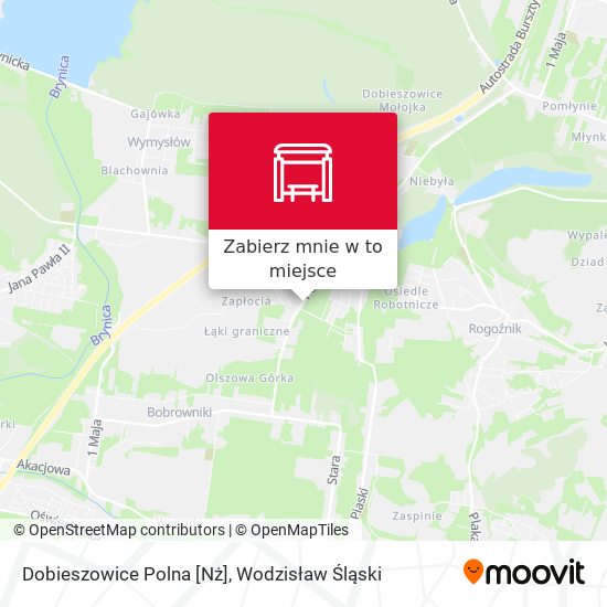 Mapa Dobieszowice Polna [Nż]