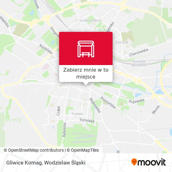 Mapa Gliwice Komag