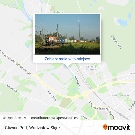 Mapa Gliwice Port