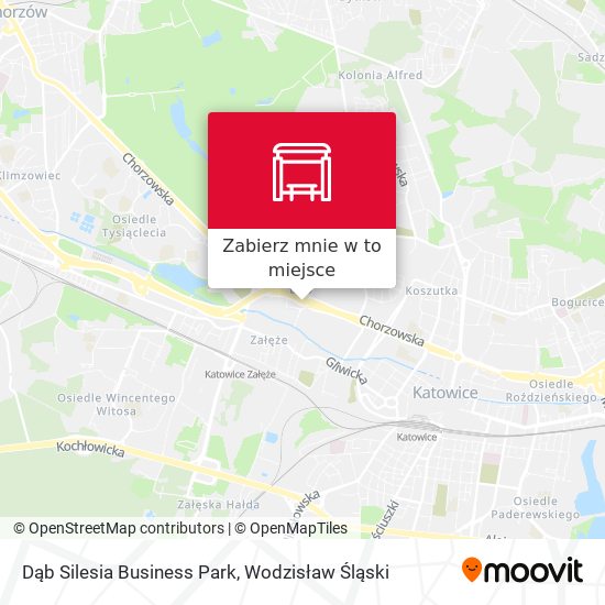Mapa Dąb Silesia Business Park