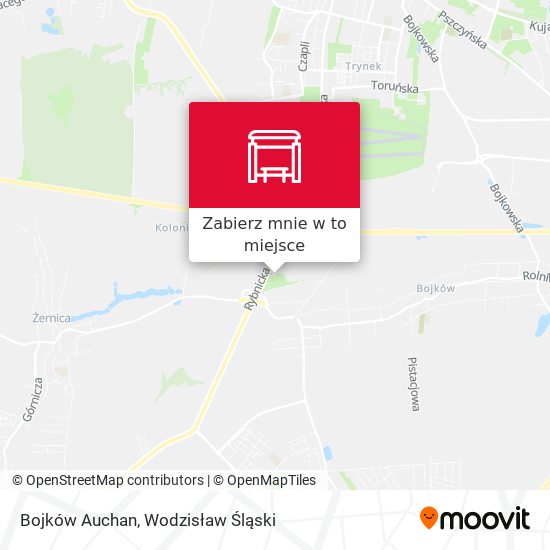 Mapa Bojków Auchan