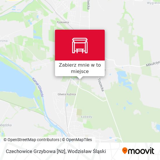 Mapa Czechowice Grzybowa [Nż]