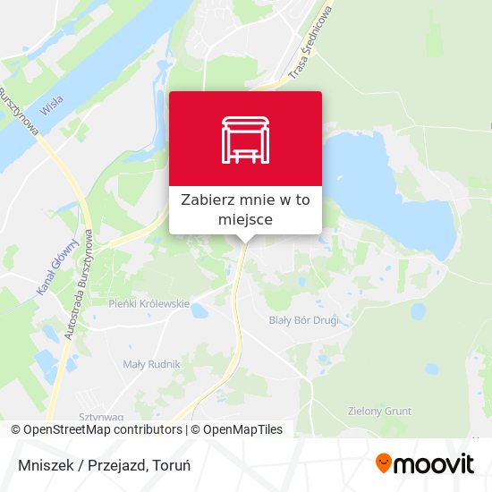 Mapa Mniszek / Przejazd