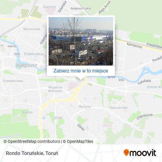 Mapa Rondo Toruńskie