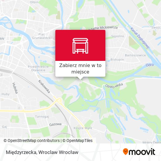 Mapa Międzyrzecka