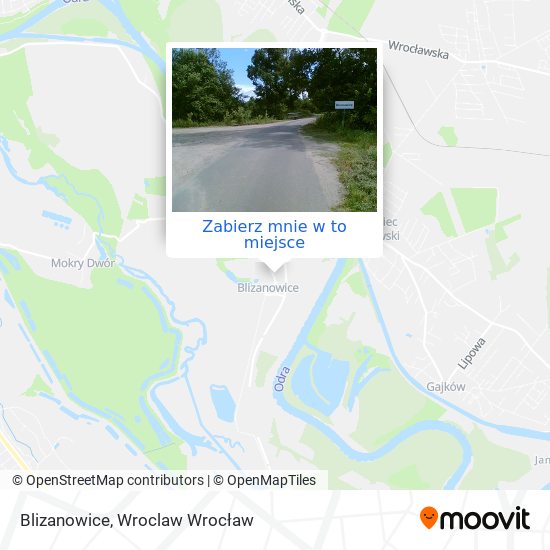 Mapa Blizanowice