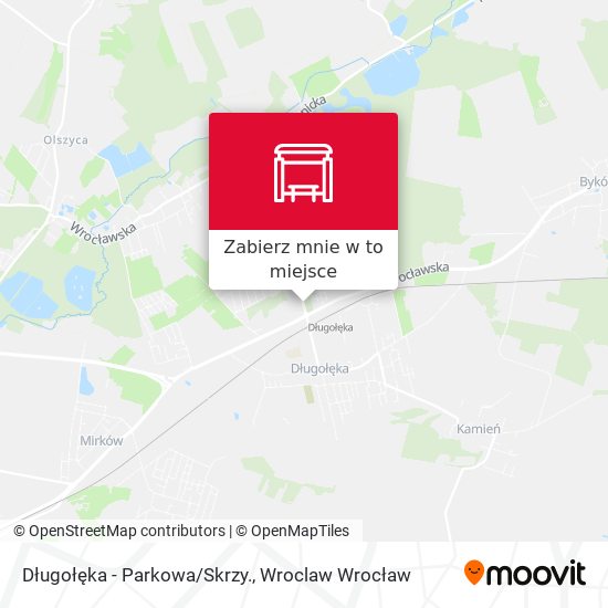 Mapa Długołęka - Parkowa/Skrzy.