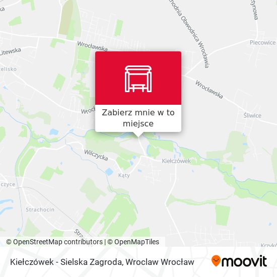 Mapa Kiełczówek - Sielska Zagroda
