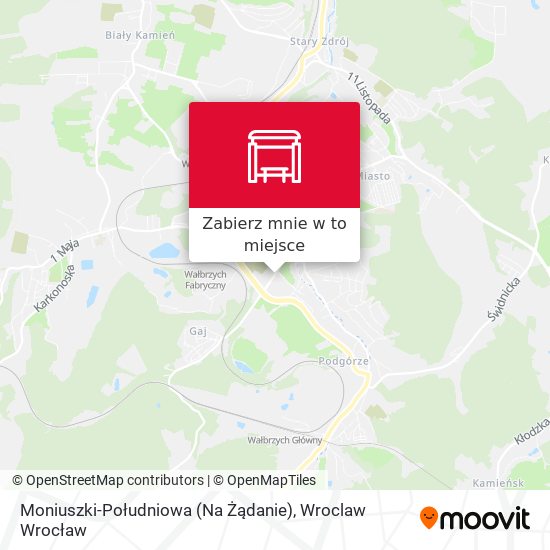 Mapa Moniuszki-Południowa (Na Żądanie)