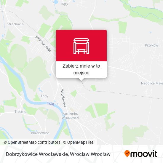 Mapa Dobrzykowice Wrocławskie