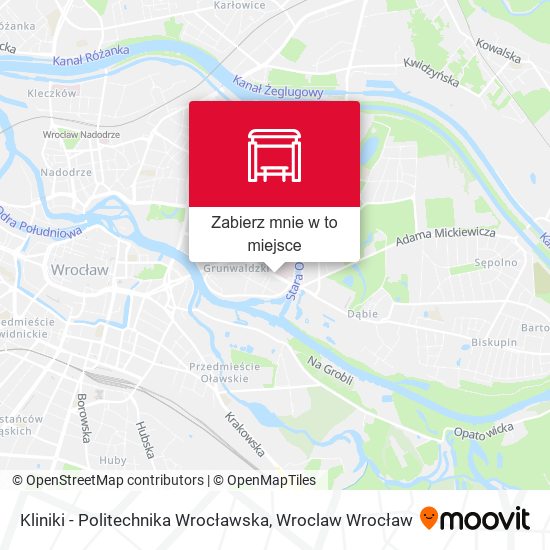 Mapa Kliniki - Politechnika Wrocławska