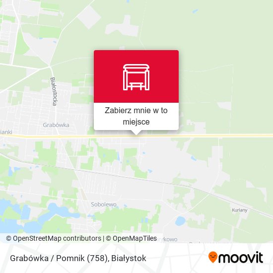 Mapa Grabówka / Pomnik (758)