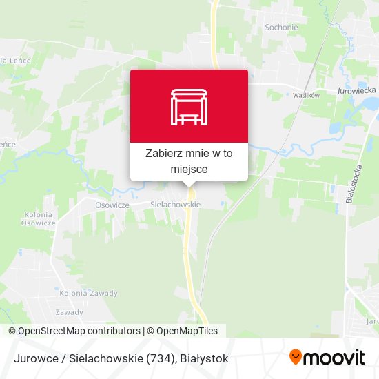 Mapa Jurowce / Sielachowskie (734)