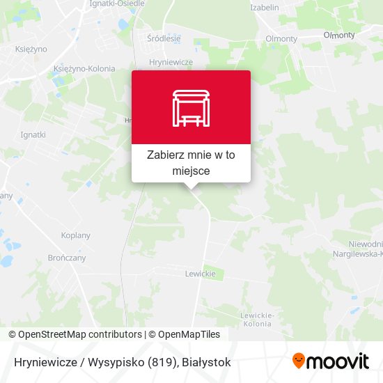 Mapa Hryniewicze / Wysypisko (819)