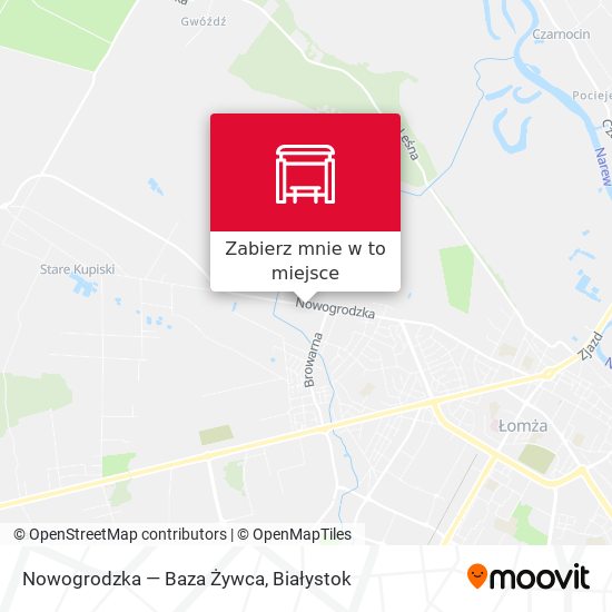 Mapa Nowogrodzka — Baza Żywca