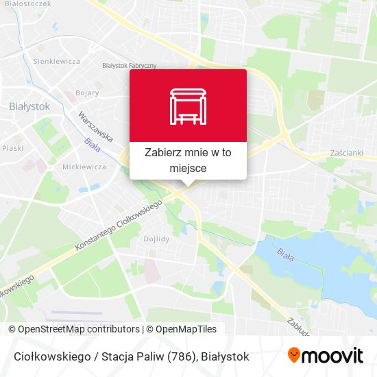 Mapa Ciołkowskiego / Stacja Paliw (786)