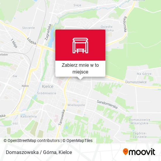 Mapa Domaszowska / Górna