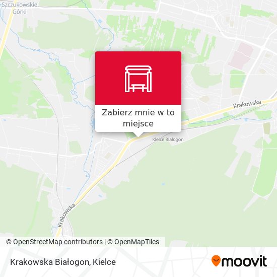 Mapa Krakowska Białogon