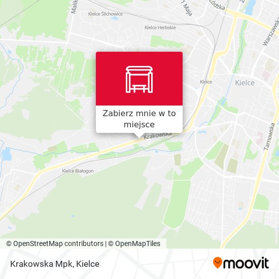 Mapa Krakowska Mpk