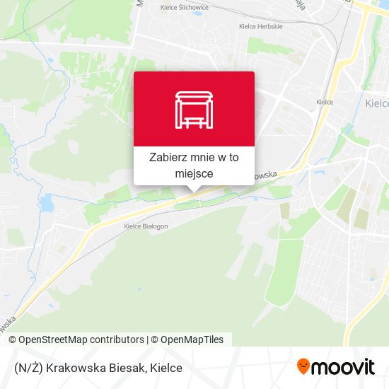 Mapa (N/Ż) Krakowska Biesak