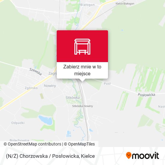 Mapa (N/Ż) Chorzowska / Posłowicka