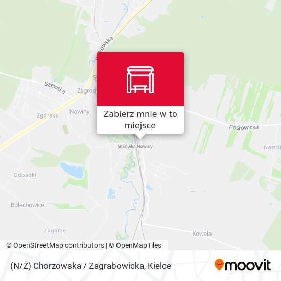 Mapa (N / Ż) Chorzowska / Zagrabowicka