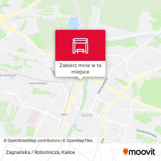 Mapa Zagnańska / Robotnicza