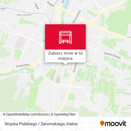 Mapa Wojska Polskiego / Żeromskiego