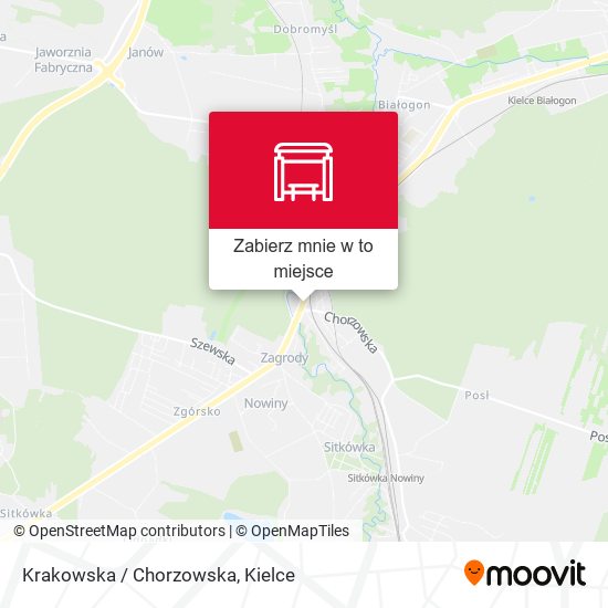 Mapa Krakowska / Chorzowska