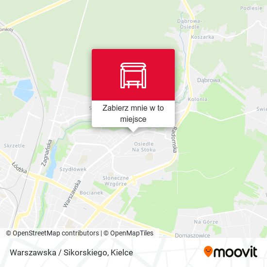 Mapa Warszawska / Sikorskiego