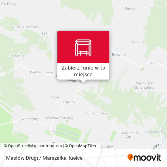 Mapa Masłów Drugi / Marszałka