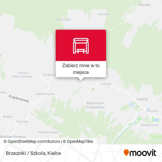 Mapa Brzezinki / Szkoła