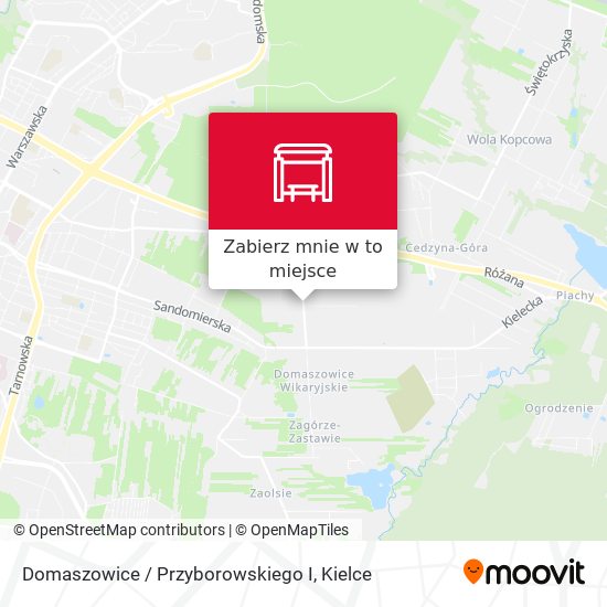 Mapa Domaszowice / Przyborowskiego I