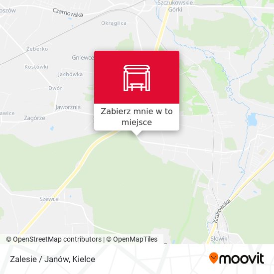 Mapa Zalesie / Janów