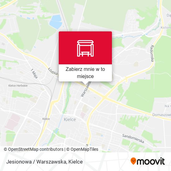 Mapa Jesionowa / Warszawska
