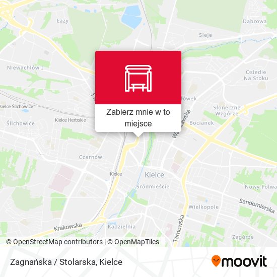 Mapa Zagnańska / Stolarska