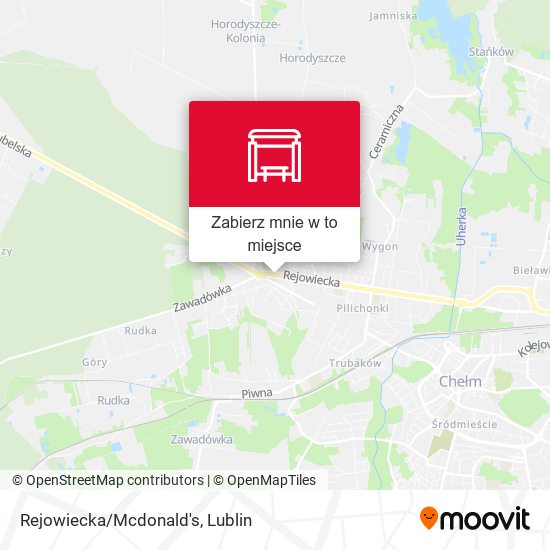 Mapa Rejowiecka/Mcdonald's